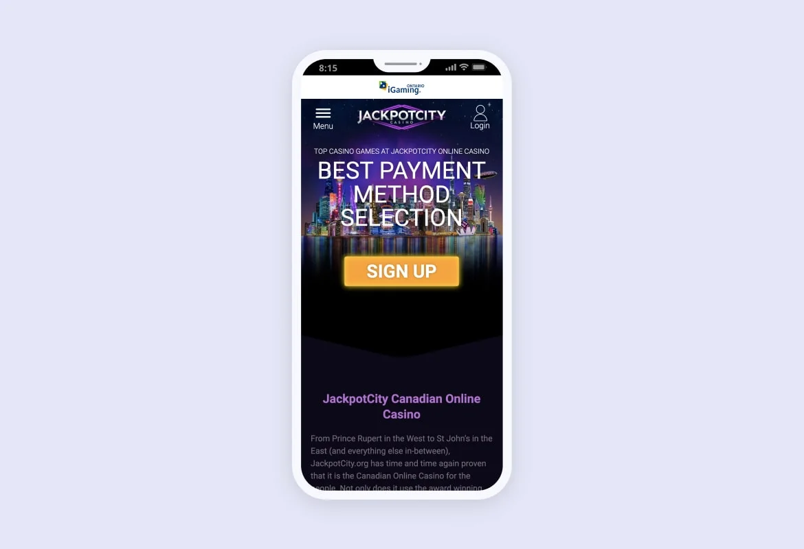 site casino screenshot 3 mobile